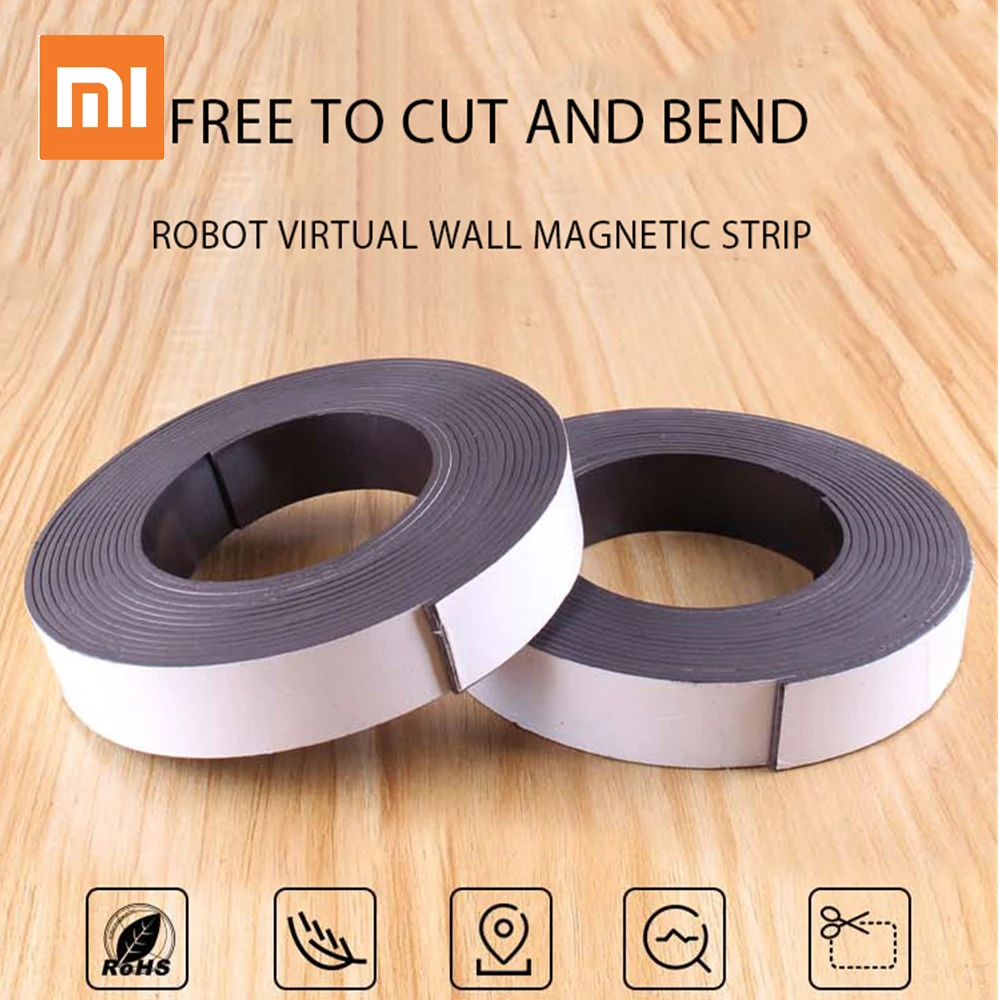 

2m Virtual Magnetic Stripe Wall for xiaomi Robot Vacuum Cleaner virtual Walls Accessory for Sweeping Robot 1/ 2 Generation