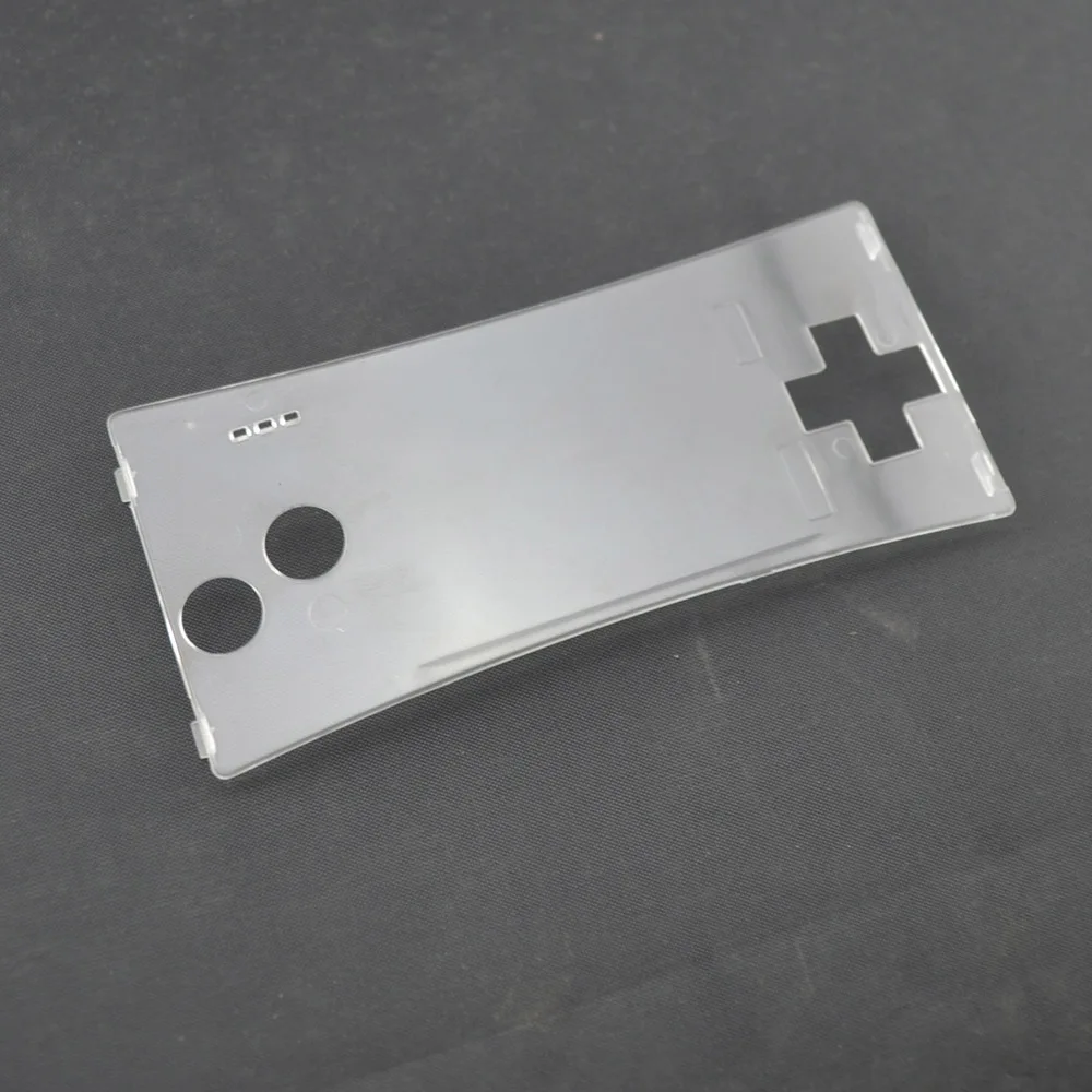 

xunbeifang 2pcs Clear Repair Front Shell Faceplate Case Cover for Nintendo for Gameboy Micro for GBM Front Panel
