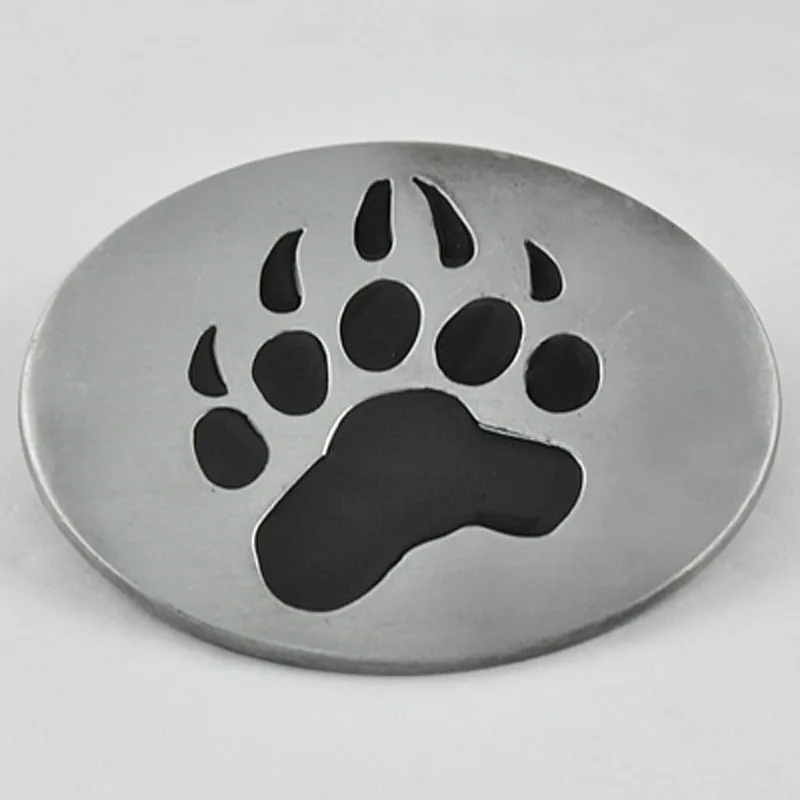 Panda Footprints Pattern Metal Belt Buckles