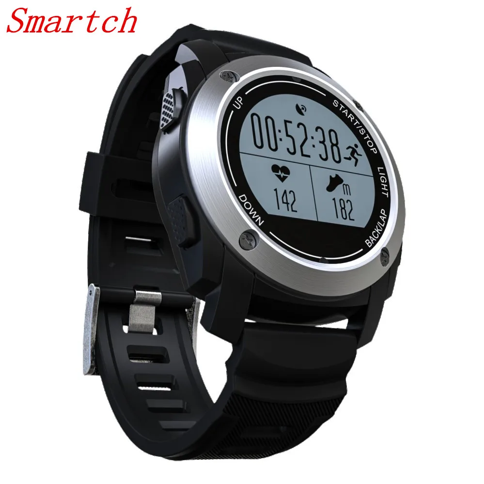 

Smartch S928 GPS Outdoor Sports Smart Watch IP66 Life Waterproof with Heart Rate Monitor Pressure for Android 4.3 IOS 8.0 above