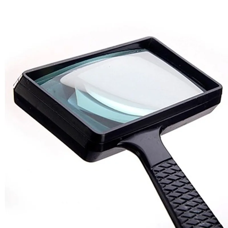 Portable Handheld 5X high definition font b Rectangle b font Reading font b Magnifier b font
