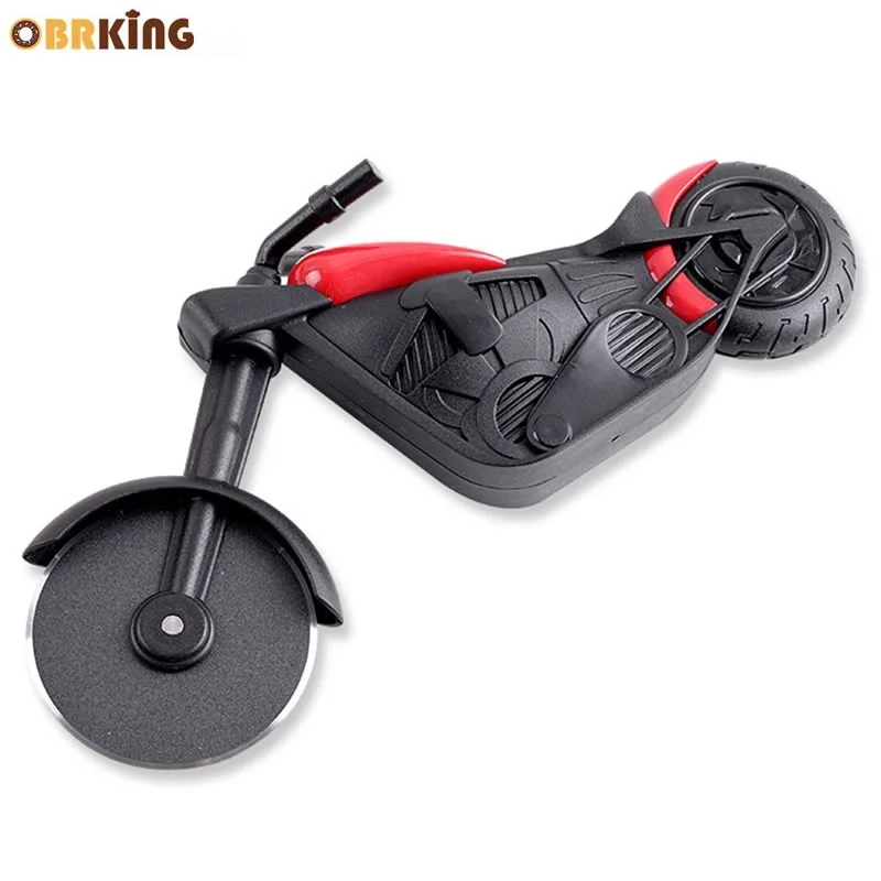 

OBRKING Motorcycle Shape Pizza Cutter Cake Wheel Server Shovel Slicer Spatula Kitchen Oven Scraper DIY Baking Pastry Supplies