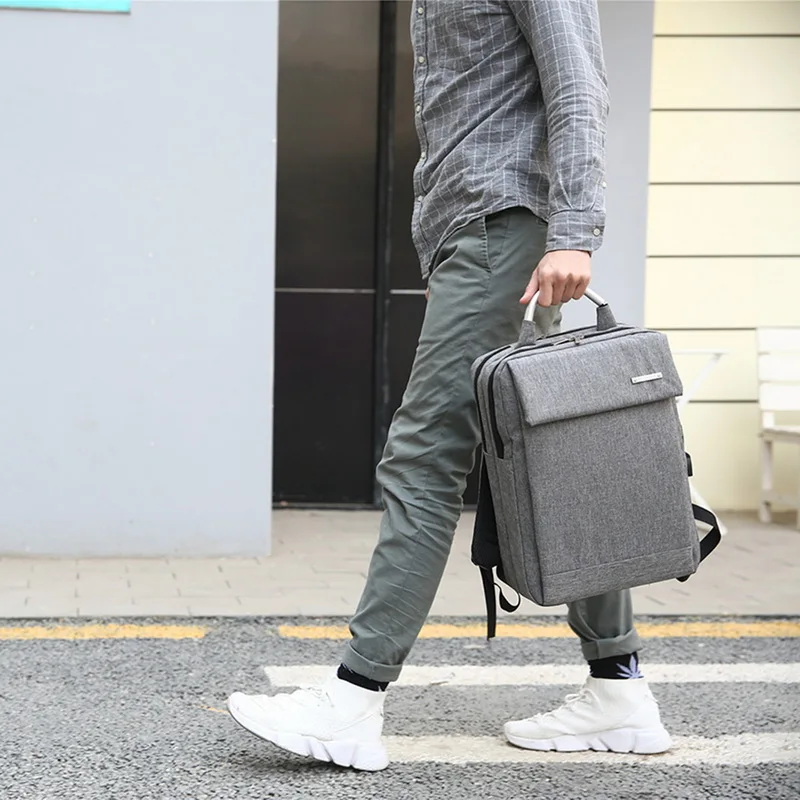  Litthing Anti Theft Usb Laptop Backpack 2019 Business Large Capacity Backpack Men Computer School B - 33027236687