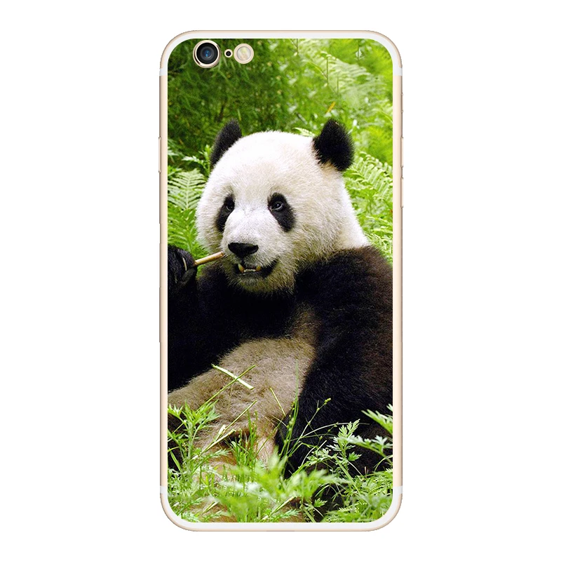Bauqee ультра тонкий чехол для iPhone 6 s cat панда Тигр Животные милые Телефонные Чехлы