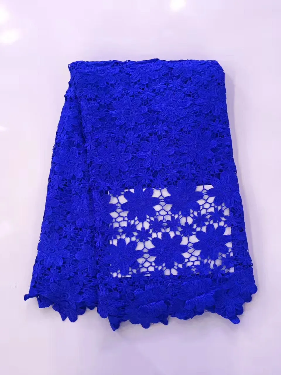 

2017 Guipure Cord Lace Fabric Latest Embroidered Cord Guipure Lace Fabric High Quality Water Soluble Chemical Lace Fabric