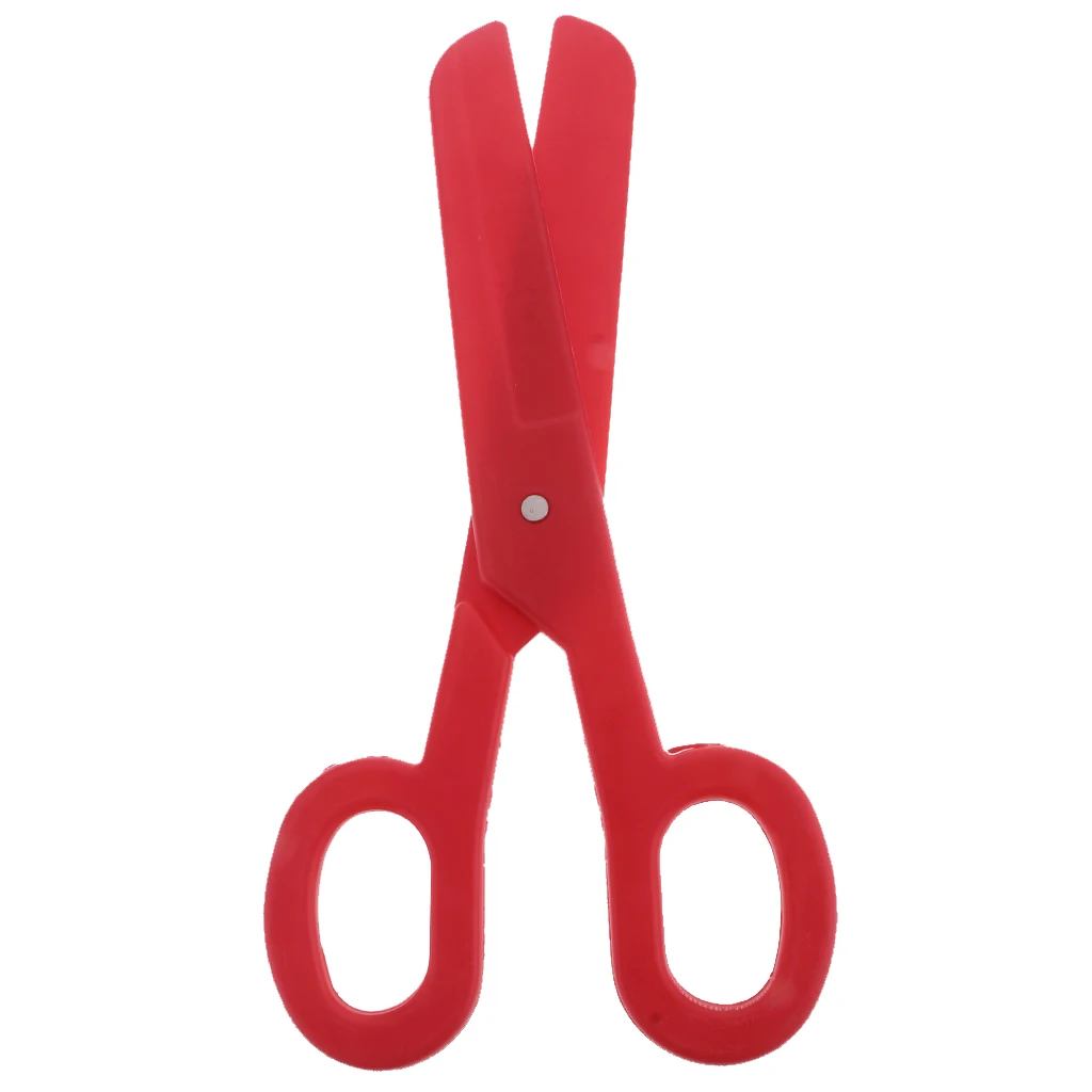 Funny Large Plastic Scissor Comedy Clown Fancy Dress Halloween Party Costume Prop, Yellow/Blue/Green/Red