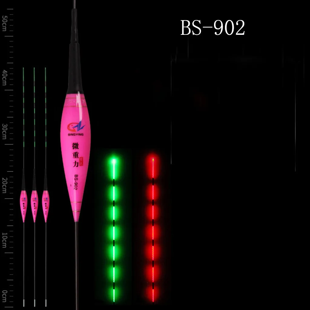 Умный поплавок для рыбалки, ночной Световой поплавок, светодиодный светильник, автоматически напоминающий набор поплавков для рыбалки, буй, поплавок, рыболовный светильник