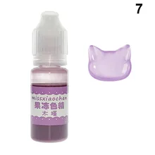 Мода УФ Смола полупрозрачный Тип желе затвердевание смолы ремесла для DIY ювелирных изделий плесень HSJ88