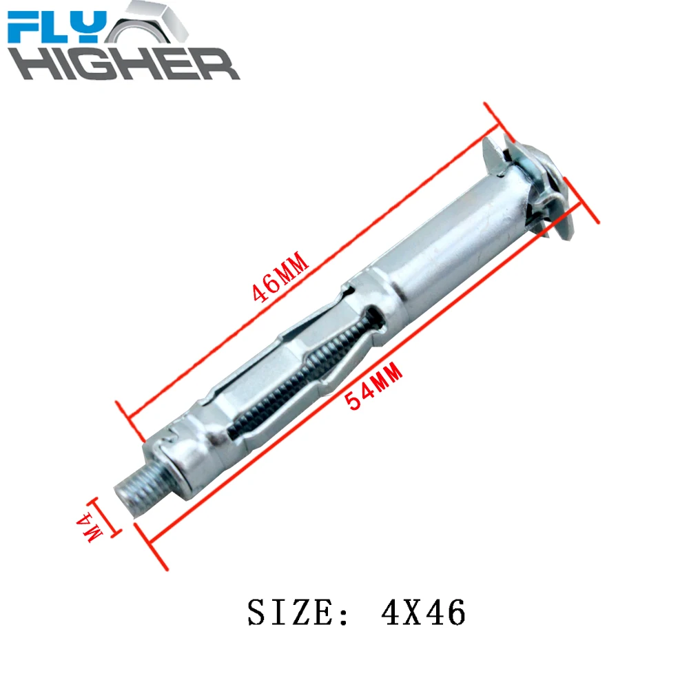 4X46(423) металлический анкер для пустотелых конструкций/настенный якорь/Полость крепления стены 50 шт./кор