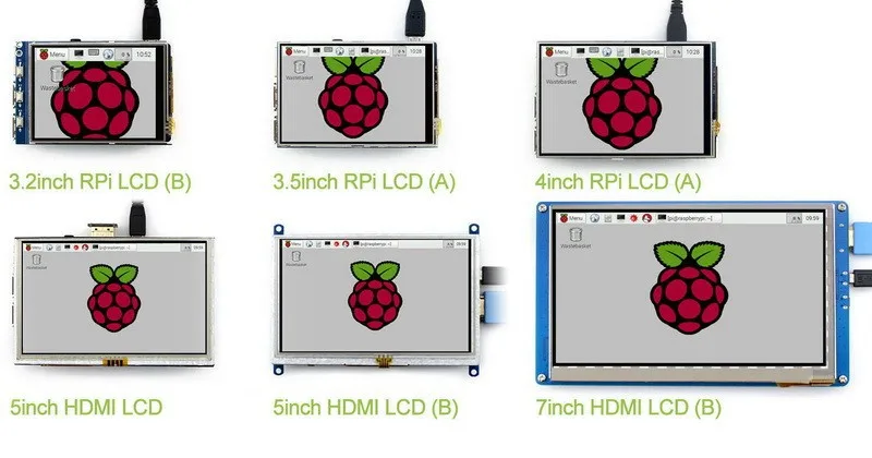 Raspberry Pi 3 Model B+ плюс 5,0 дюймов HDMI ЖК-дисплей сенсорный экран модуль с биколор случае поддержка RPI3 банан Pi BB Черный