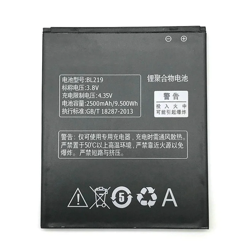 New-2500mAh-BL219-Cell-Phone-Battery-for-Lenovo-A768T-A850-A880-A889-A890E-A916-S810T-S856