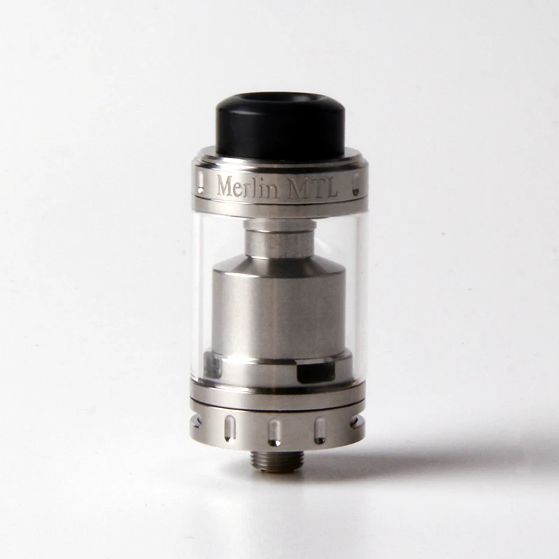 Атомайзер RTA Augvape Merlin MTL 22 мм 3 мл дрип тип с одной спиралью бак для электронной