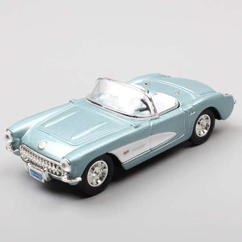 1/43 классический мини 1957 Chevrolet Corvette C1 Diecasts& Toy Vehicles масштабные Машинки Игрушки миниатюры модель для взрослых коллекция хобби