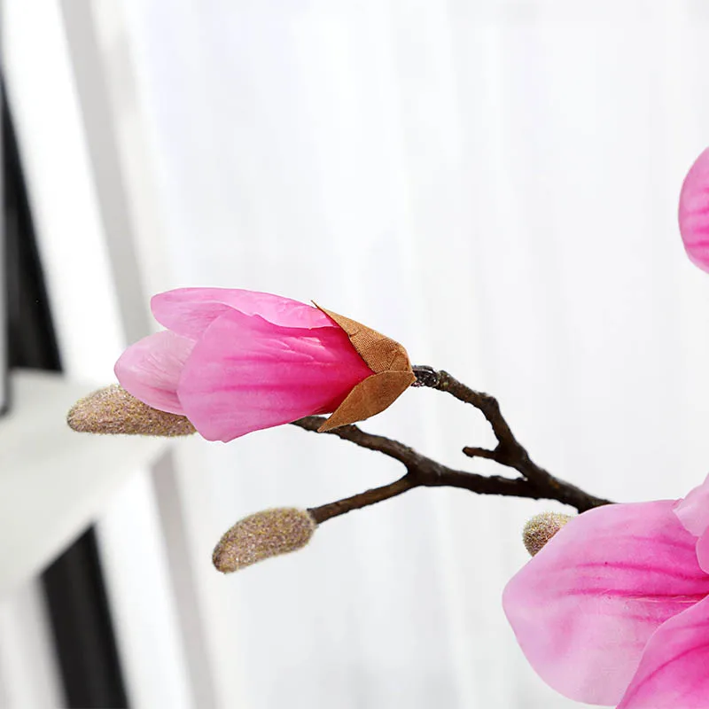 Орхидеи на ощупь латексные украшения для стола цвет белый магнолия|orchid flower|real touch