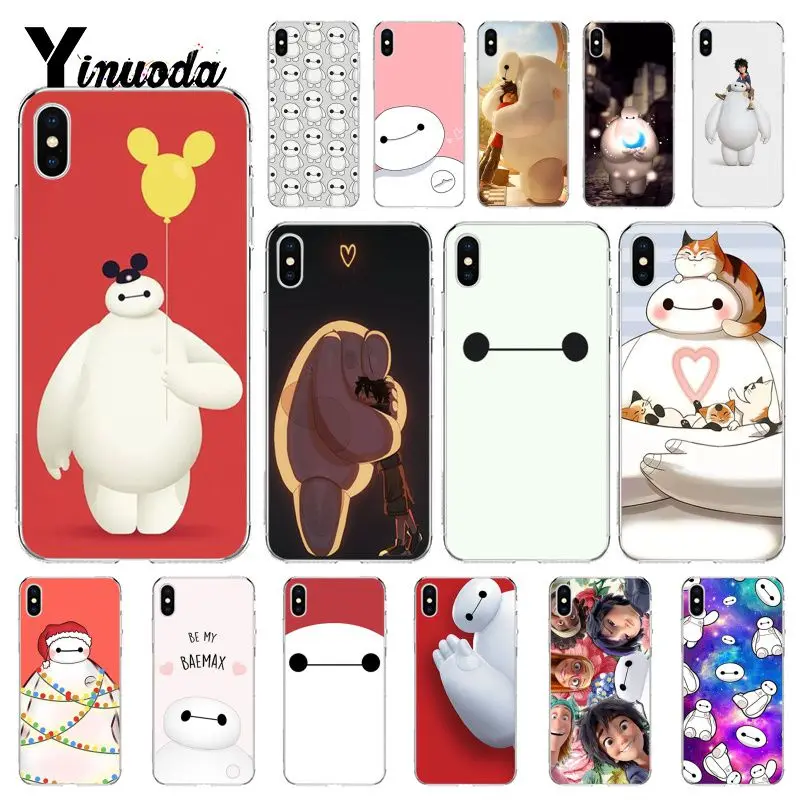 

Yinuoda Baymax Big Hero Luxury Unique Design Phone Cover for iPhone 8 7 6 6S Plus 5 5S SE XR X XS MAX 10 Coque Shell