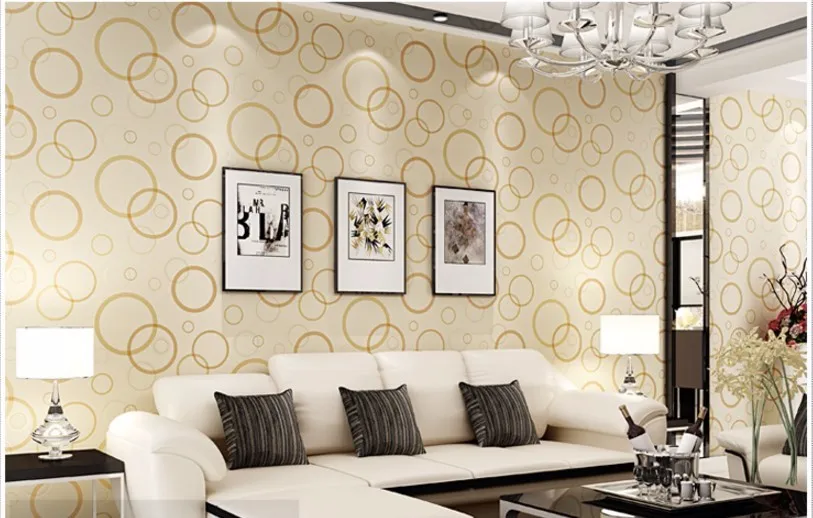 Beibehang современный минималистский стиль персонализированные обои моды круг ТВ фон спальня нетканые Wallpap