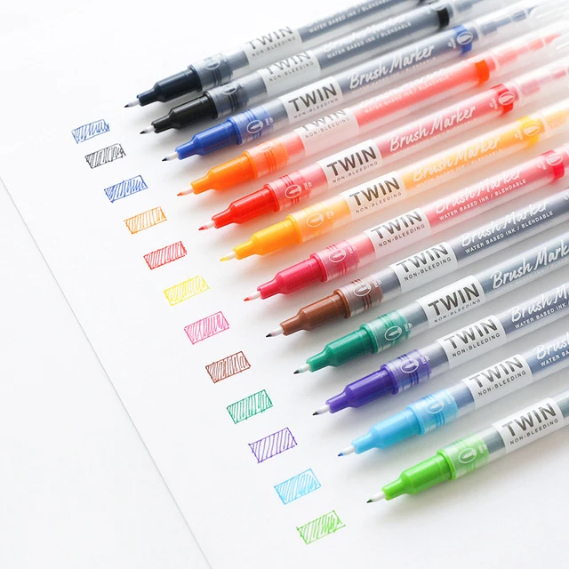 Professional Watercolor Marker, Double-head Marker, Watercolor Pen