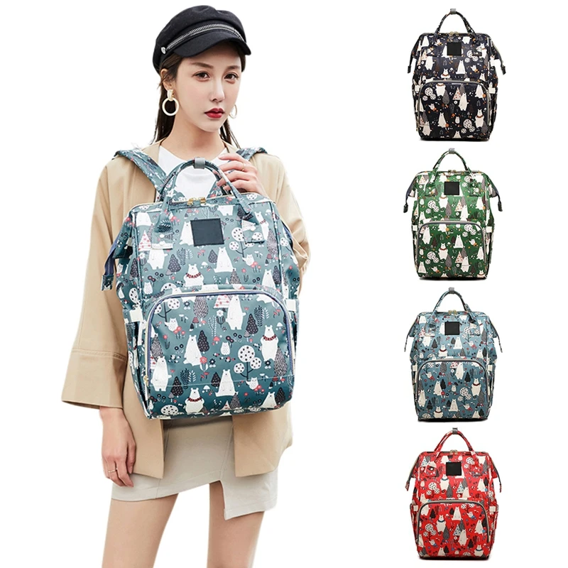 

Mummy bag backpack Baby stroller bag nappy baby diaper bag breathable mother's maternal care bag 2019 High-quality