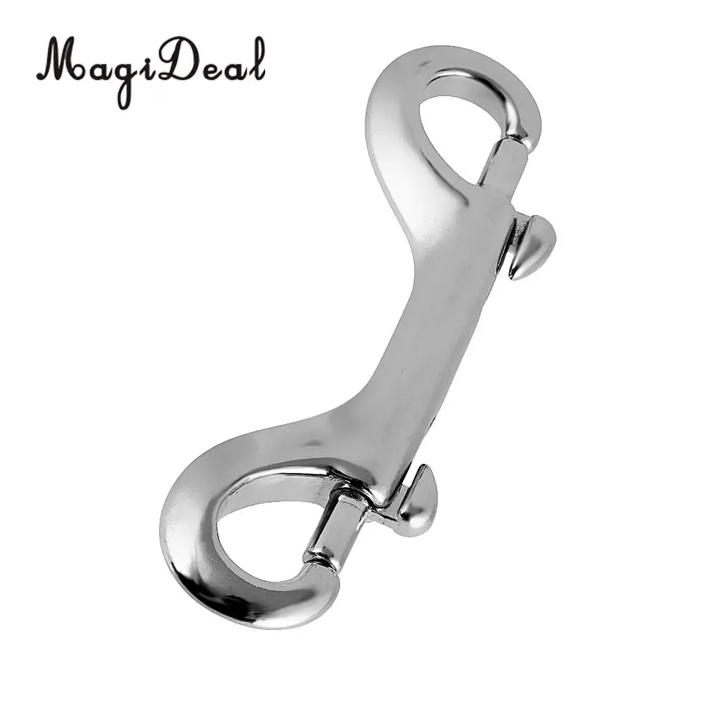 Multi-Functional Pro Scuba Boat Marine Grade Clip Stainless Steel Double Ended Bolt Snap 65-115mm Climbing Accessories