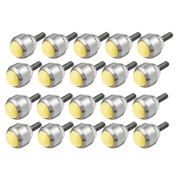 

NEW CY-25D 1-inch M8 Male Thread Bolt Type Nylon Ball Transfer Bearing 20pcs