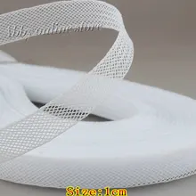 Тяжелая Гибкая коса SINAMAY HORSE из сетки для свадебных церемоний, размер 1 см, 100 ярд, 2 цвета