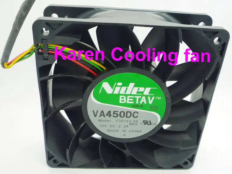 

Nidec 12CM VA450DC V35141-35 12038 12V 2.2A 4WIRE cooling fan