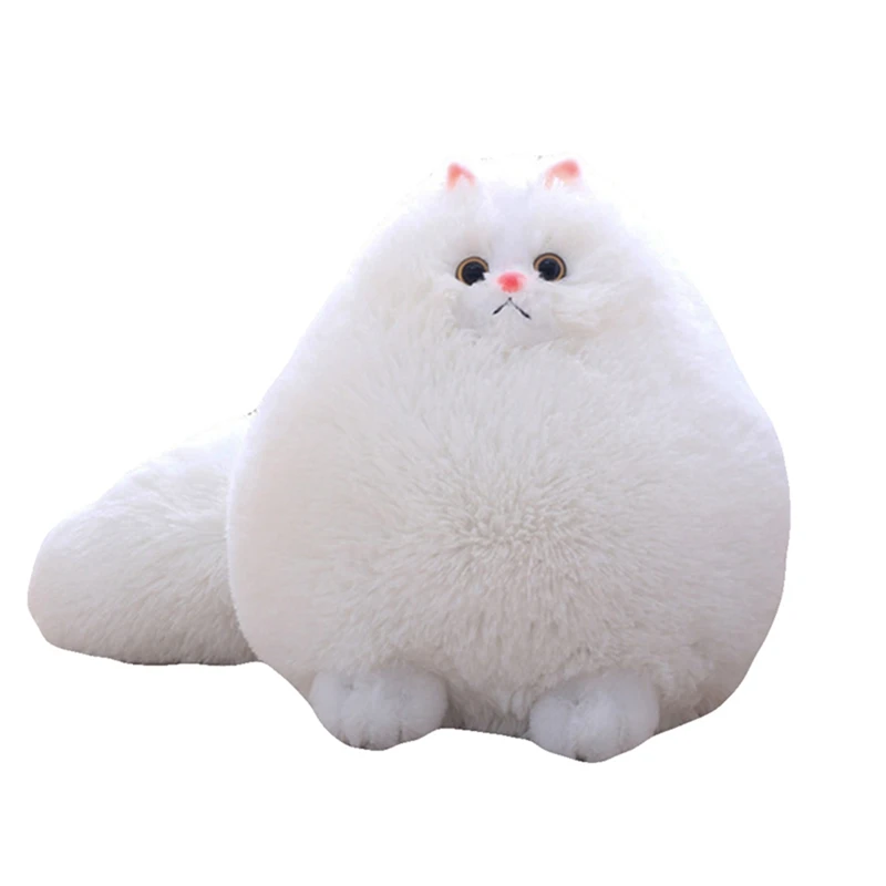 

Fun Plush Fluffy Cats White Cat Toys Pillow Soft Stuffed Animal Dolls Baby Kids Toys For Children