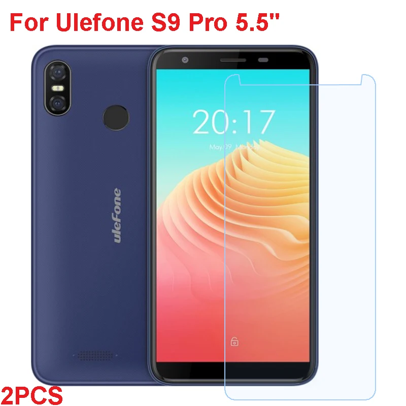 2 шт. 2.5D 0 26 мм 9H Премиум Закаленное стекло для Ulefone S9 Pro Защитная пленка экрана |