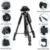 ZOMEI Q222 Camera Tripod Tripode Stative Flexible Photographic Tripod Monopod Travel Stand for Smartphone Camera DSLR Projector ► Photo 3/6