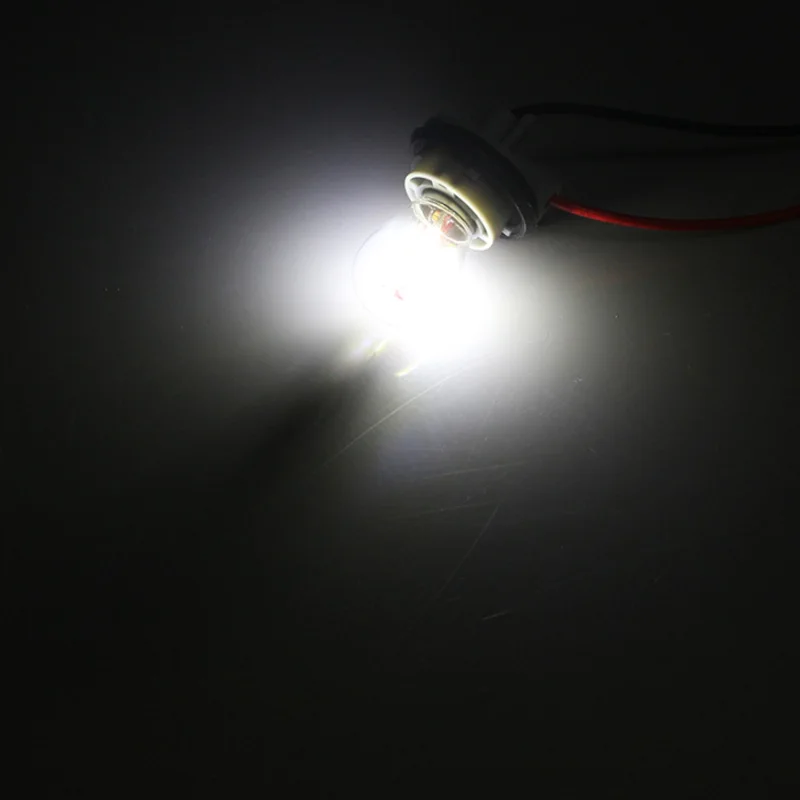 Gfoloza супер яркий P21W светодиодный фонарь заднего хода автомобиля BA15S 1156 светодиодный чип накаливания лампа авто Поворотная Тормозная задняя лампа DRL Белый 12 В