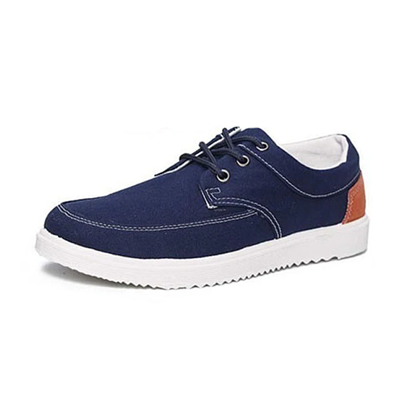 

TEXU Hot Korean fashion mens canvas shoes boy students s low flats leisure males casual shoess