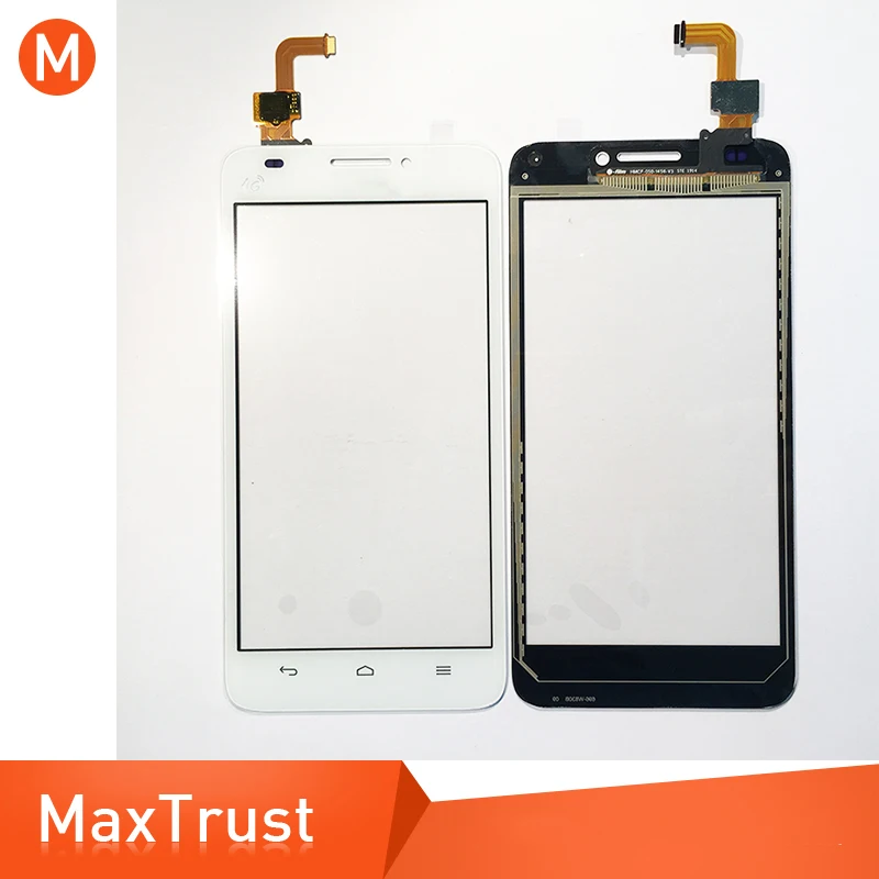 10PCS/Lot Top Quality 5.0&quotFor Huawei Ascend G620 Touch Screen Digitizer Front Glass Panel Sensor Black White Color | Мобильные