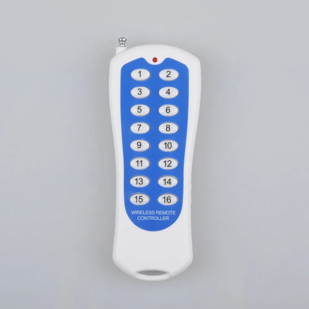 

16 CH Channels RF Wireless Remote Control Transmitter, 315 / 433.92 MHZ 50-1000m Remote Transmitter For Remote Switch
