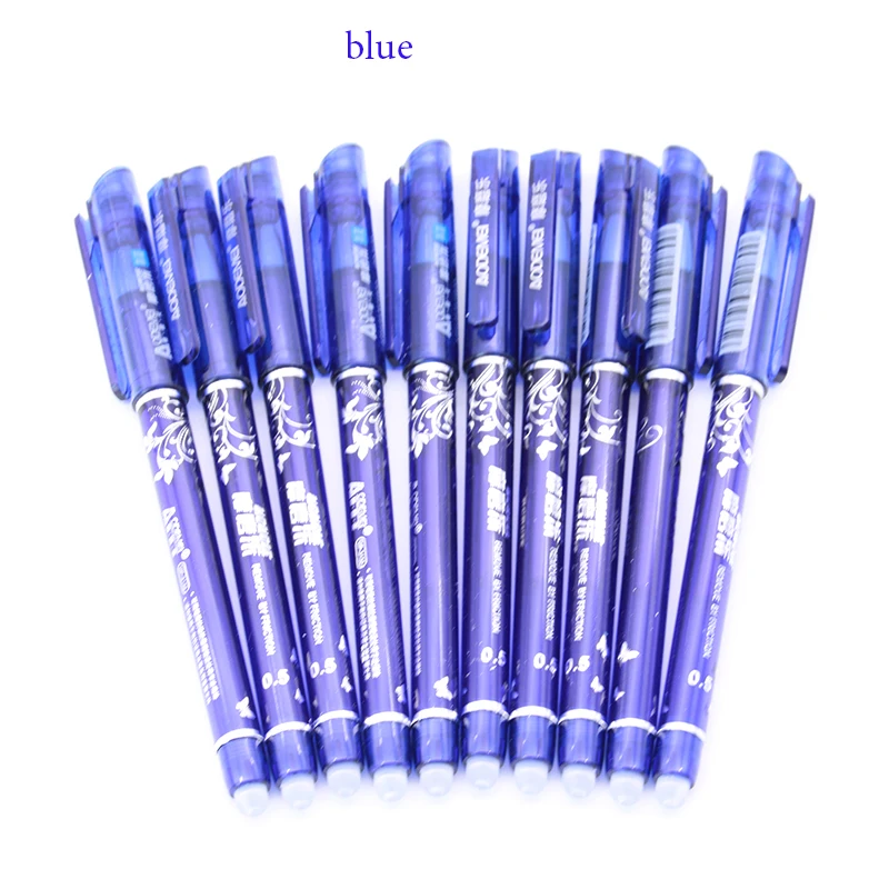 Beste Groothandel! speciale 10 stks herschrijfbare pen rood blauw magic pen school kantoor kinderen student leren briefpapier