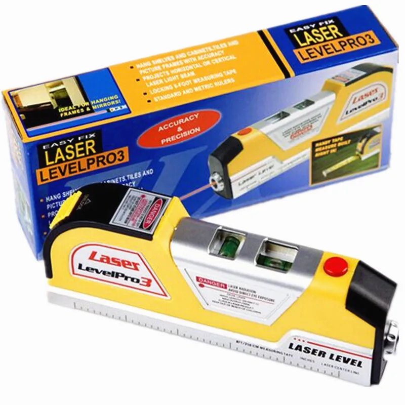 LV02 Laser Level Horizontal Vertical Line Tape 8 F...