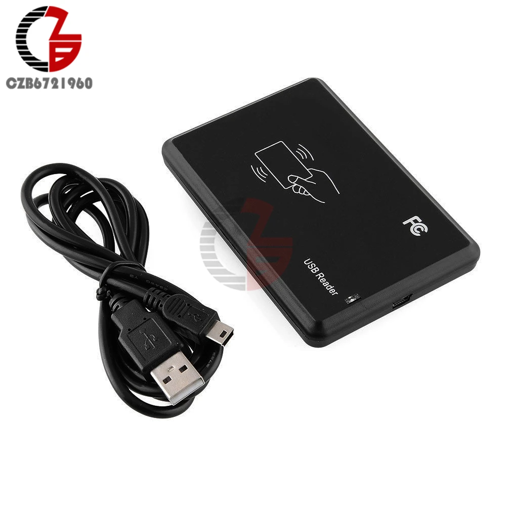 

125Khz USB RFID Contactless Proximity Sensor Smart ID Card Reader EM4100