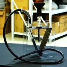 Акриловый кальян набор табачной трубы с Sheesha силиконовой чашей шланг металлические щипцы Весна Cachimbas сиша водные инструменты для труб