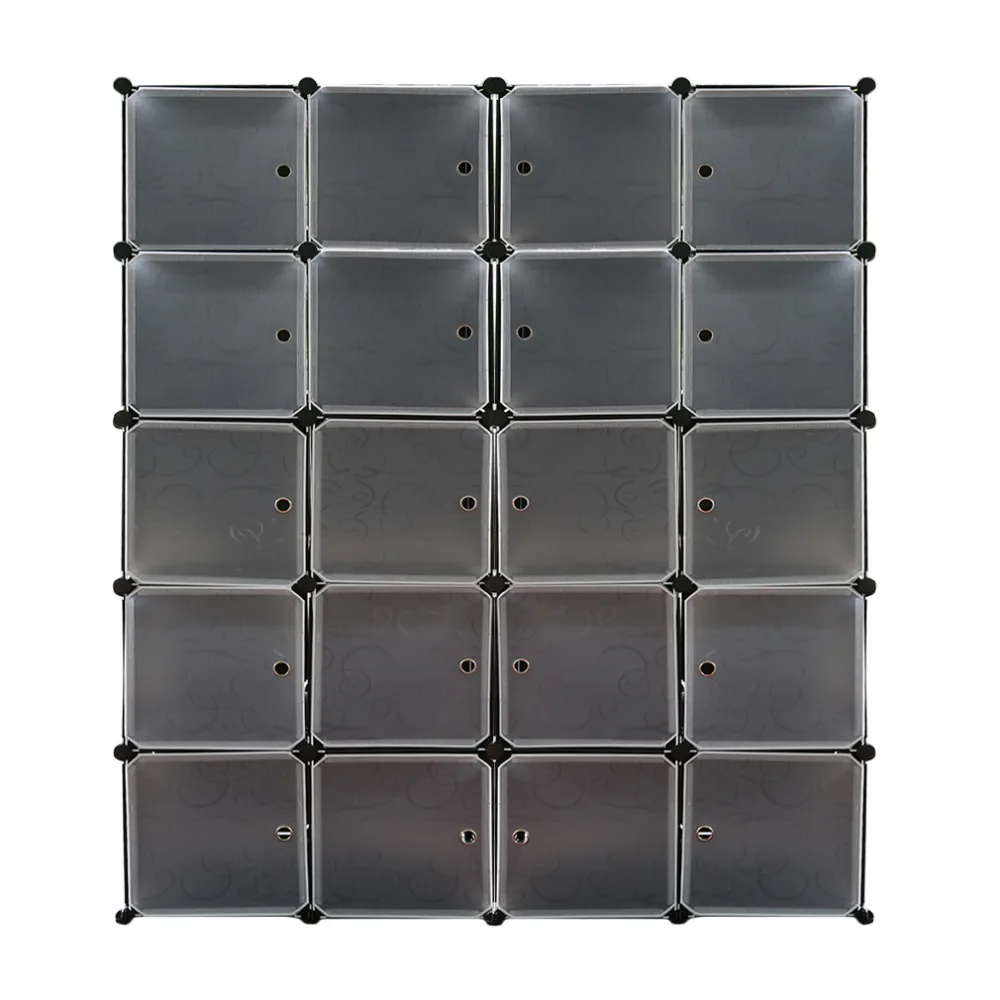 

Newest 20 Lattice DIY Assembled Wardrobe Simple Wardrobe Hanging Clothes Storage Cabinet Baby Wardrobe Home Furniture