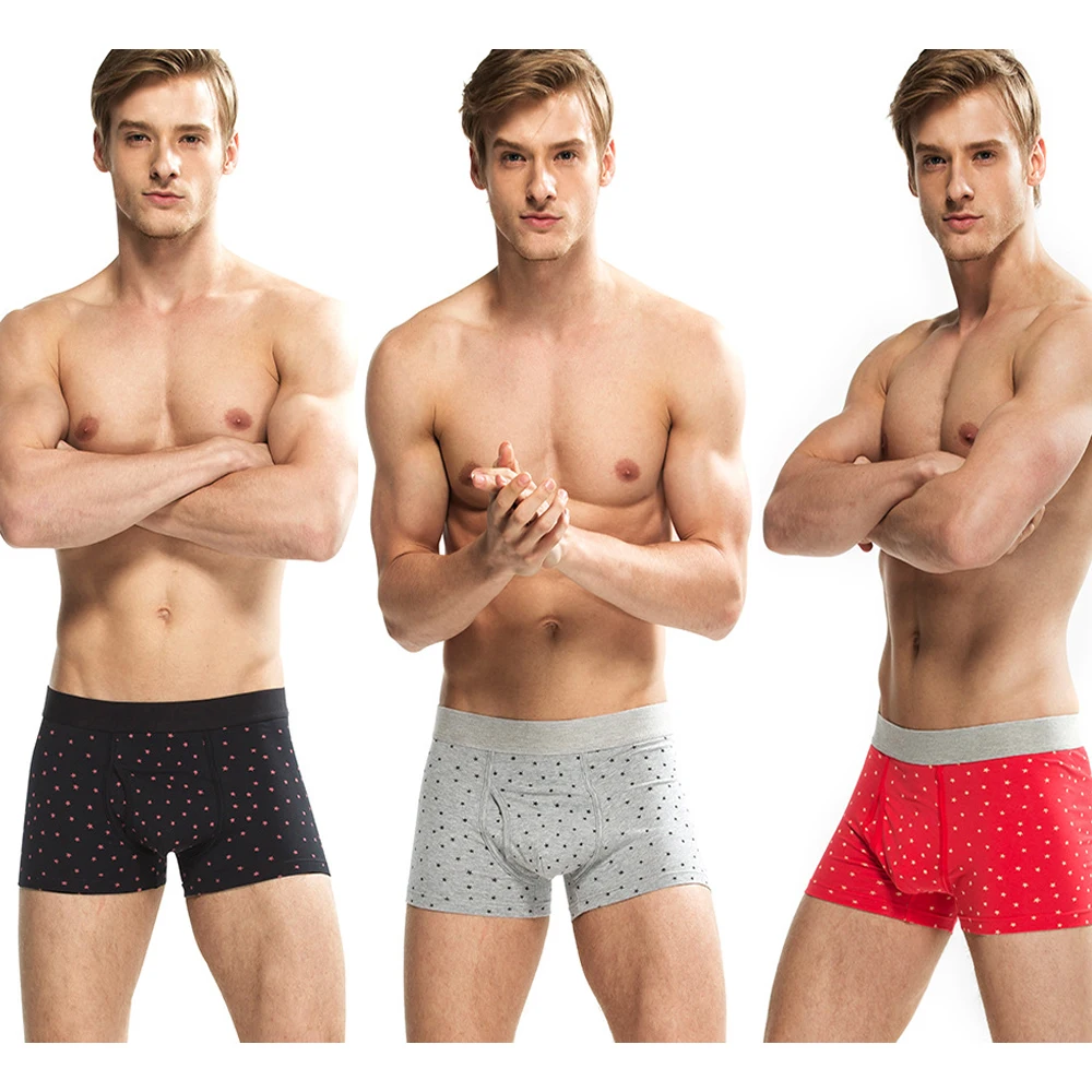 NXY Soft 3 Pack Men's Underwear Sexy Males Cuecas Boxer Mens Underwear