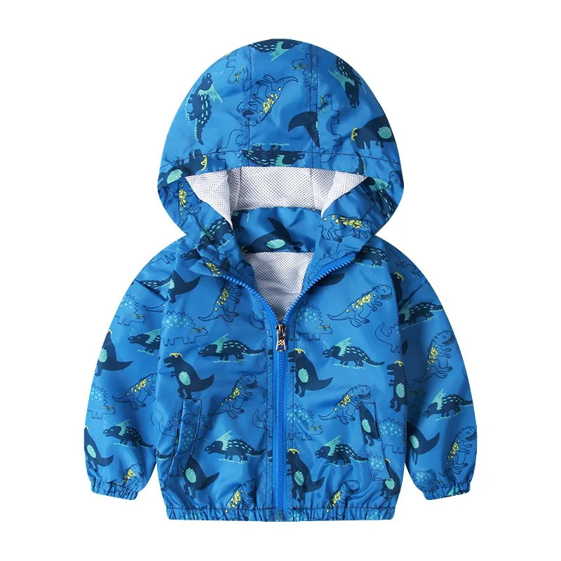 CROAL CHERIE Cute Dinosaur Giraffe Children Coat For Boys Autumn Kids Jacket Boys Outerwear Cartoon Active Children Clothing   (4)