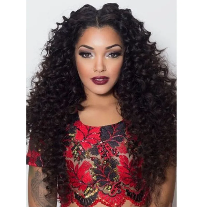 

Best Brazilian Curly Full Lace Human Hair Wigs Unprocessed Virgin Hair Full Lace Wigs With Baby Hair Deep Curly Lace Front Wigs