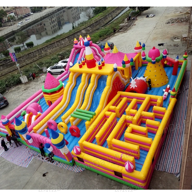 Buy 20*15 meters giant inflatable fun city