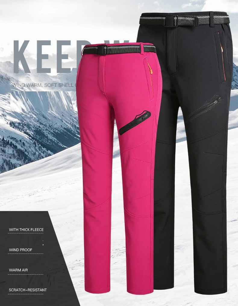 MANLI, Зимние флисовые походные брюки, мужские осенние флисовые штаны, уличные брюки, женские водонепроницаемые треккинговые лыжные брюки