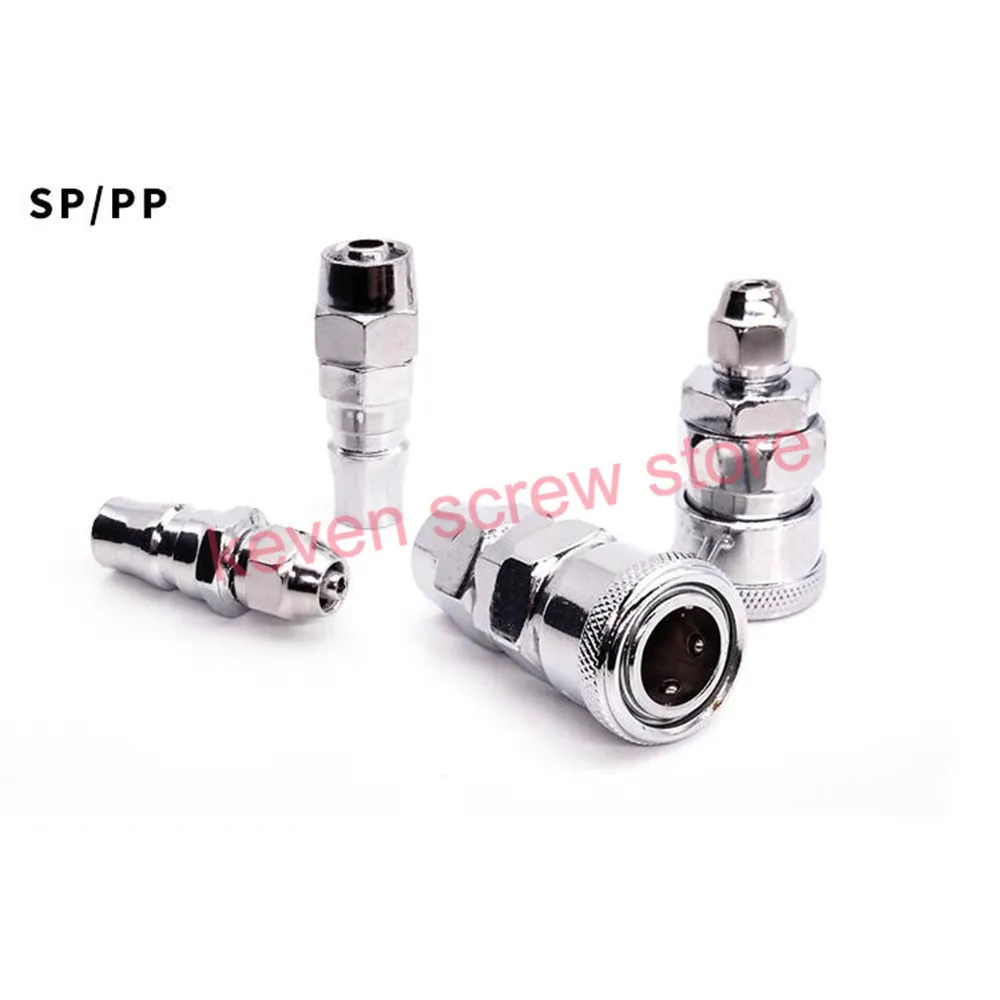 

1pcs PP/SP/PF/SF/PH/PM/SM/SH20 30 40 Pneumatic fitting C type Quick connector High pressure coupling work on Air compressor