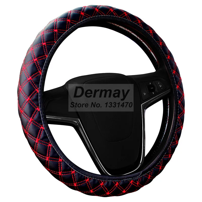 Factory SALE PU Leather Steering Wheel Cover New Korean