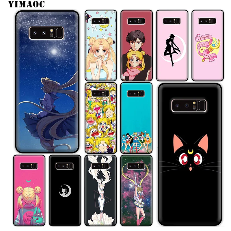 YIMAOC Сейлор Мун Аниме Мягкий силиконовый чехол для samsung Galaxy S10 S10e S9 S8 Plus S7 S6 Edge J6 |