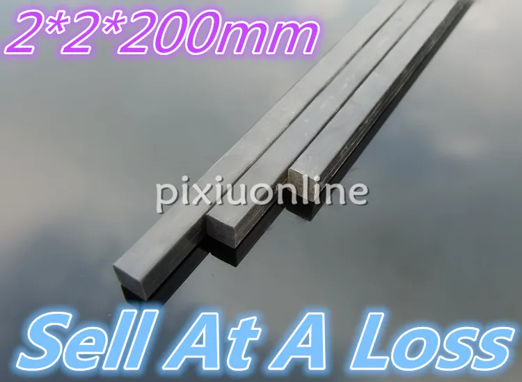 

1pcs/lot K715b Carbon Fiber Square Rod High Strength Support for DIY Model Making Sell At A Loss USA Belarus Ukraine