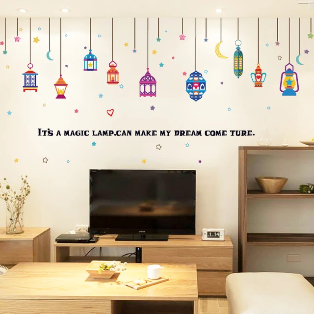 Baru Dapat Dilen Arab Lampu Warna Warni Diy Ruang Tamu Rumah Baru Dapat Dilen Arab Lampu Warna Warni Diy Ruang Tamu Rumah Jendela Dekoratif Dinding Stiker