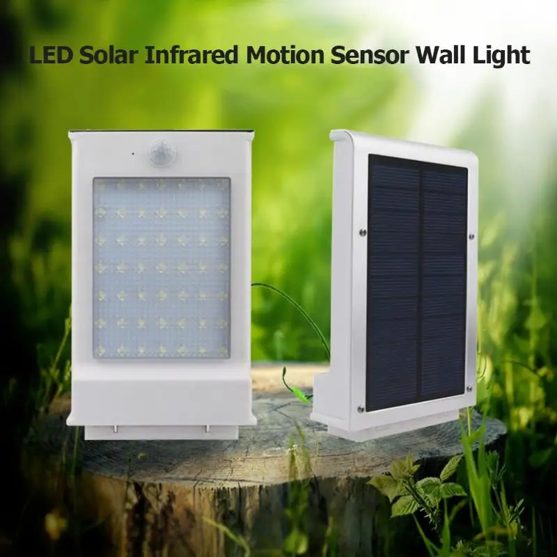 

49 LED Solar Infrared Motion Sensor Wall Light IP65 Waterproof Garden Security Lamp Security Emergency Lamp for Courtyard