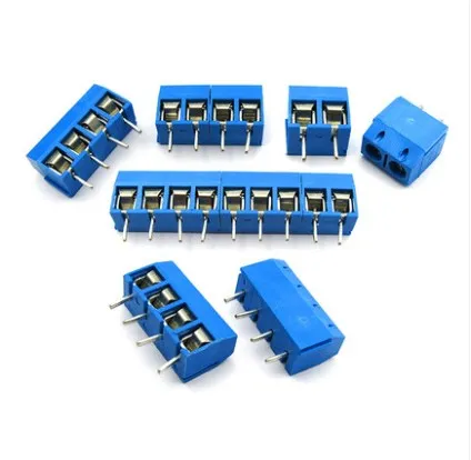 20 шт. синий KF301-5.0-2P KF301-3P шаг 5 0 мм KF301-2P прямой контакт PCB 2 Pin 3 клеммный блок |